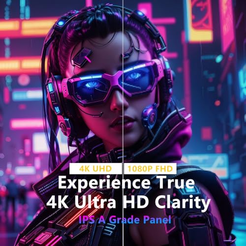 4K Portable Monitor, 15.6-inch, with Touchscreen, Ideal for Gaming | HDR Support | 100% sRGB | Lightweight Metal Portable Travel Monitor | Compatible with Laptops/PCs/Macs/PS5/PS4/Switch