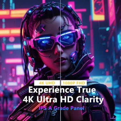 4K Portable Monitor, 15.6-inch, with Touchscreen, Ideal for Gaming | HDR Support | 100% sRGB | Lightweight Metal Portable Travel Monitor | Compatible with Laptops/PCs/Macs/PS5/PS4/Switch