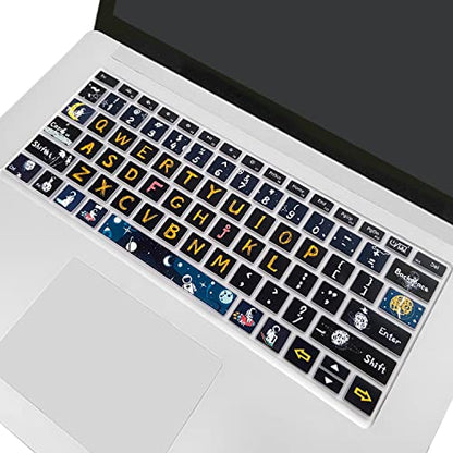 Keyboard Cover Skin for Microsoft Surface Laptop 3/4/5 13.5 & 15 Inch, Surface Laptop Studio/Studio 2 14.4",Space Man - color: Space Man