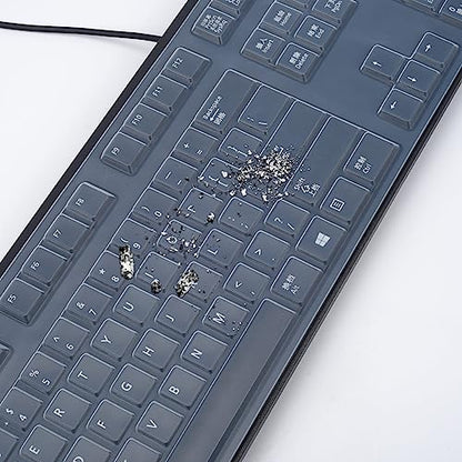 Keyboard Cover for Dell KB212-B KB4021 Slim USB 104-Key Keyboard, Dell KB212-B Keyboard Skin Protector - Clear - color: Clear