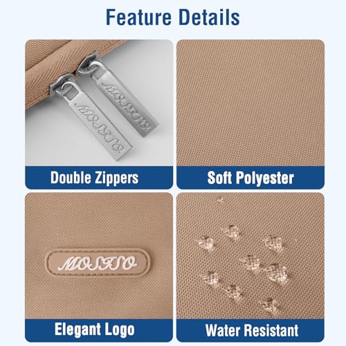 MOSISO Laptop Case 13 inch, Laptop Sleeve Bag with Pocket | Compatible with MacBook Neo A3404 2026/Air/Pro 13 M5/M4/M3/M2/M1 2026-2016, Polyester Vertical Computer Bag, Bronze Brown - color: Bronze Brown, size: 13 inch