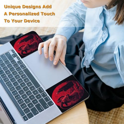 Universal Laptop Skin Sticker with 2 Wrist Pad Decals, 3-Piece Removable Vinyl Laptop Cover, Skull Sheep Waterproof Anti-Scratch, Easy-Trim Fit for 13.3" 14" 15.6" Laptops - color: Skull Sheep