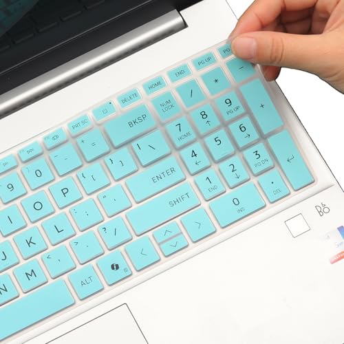 Keyboard Cover for HP Laptop 15.6" 15-fc 15-fd 15z-fc000 15-fc0025dx 15-fc0245dx 15-fc0093dx 15-fc0041wm 15-fc0081nr 15-fc0037wm 15-fc0047nr 15-fc0105nr 15-fc0353nr 15-fc0077od 15-fc0013od fc0022la - color: Hotblue
