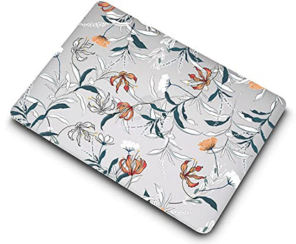 Hard Cover Compatible with MacBook Air 11 inch Case 2015 2014 2013 2012 2011 2010 Realease Model A1465 A1370, Color Printing Matt Plastic Hard Protective Shell Cover Case - White Flower - color: 1018 White flower, size: Air 11" 2010-2015(A1370/A1465)