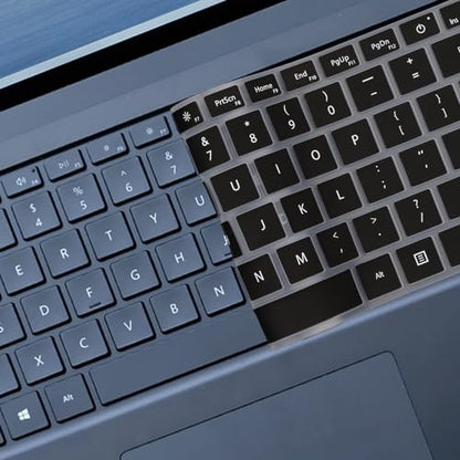 Keyboard Cover for Microsoft Surface Laptop 6/ Surface Laptop 5/Surface Laptop 4 13.5" 15" Laptop, Surface Laptop Studio 2 (2023), Surface Laptop Studio 14.4" Keyboard Protective Skin-Black - color: Black