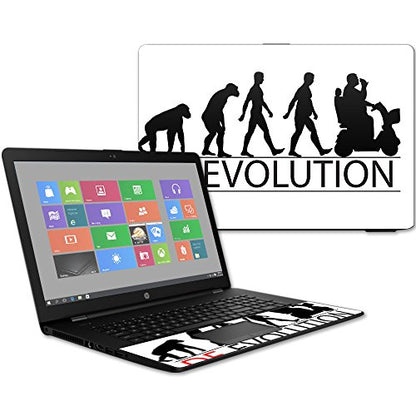 MightySkins Skin Compatible with HP 17t Laptop 17.3" (2017) - Deevolution | Protective, Durable, and Unique Vinyl Decal wrap Cover | Easy to Apply, Remove, and Change Styles | Made in The USA - color: Deevolution