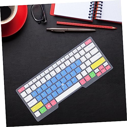 Angoily Keyboard Cover Skin Silicone Protector for Easy to Install Washable Keyboard Accessory