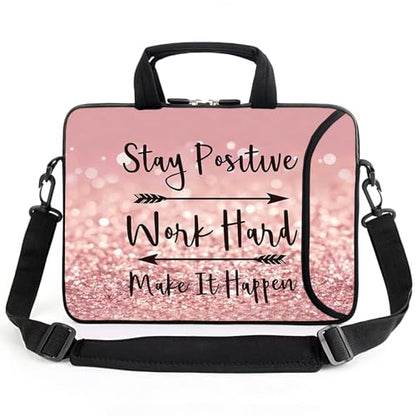 13" laptop bag laptop sleeve chromebook case adjustable shoulder strap with handle accessory pocket for men women (RYD-13-8) - color: Ryd-13-8