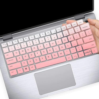 Keyboard Cover for Dell Latitude 14" 3450 3440 5450 5440 5430 5431 5420 7450 7440 7430 7420 7410, Dell Latitude 14" 9420 9430, Latitude 16 7650 7640, Latitude 15.6" 9520 9510 7520 -Ombrepink - color: Ombrepink