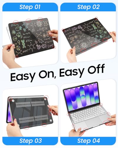 Fintie Case for MacBook Neo 13 Inch A3404 2026, Crystal Formula | Snap-On Hard Shell Cover, Ultra-Thin, Slim Fit, Lightweight - color: Crystal Formula