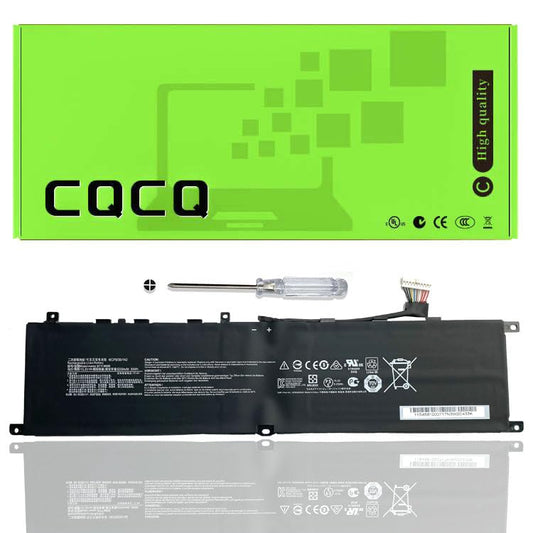 CQCQ BTY-M6M Battery for MSI GS66 Stealth 10SE 10SF 11UE 11UH GE66 Raider 10UG 11UG GE76 Raider 11UE 11UH 11UG GE76 Dragon Tiamat 11UH WS66 10TM 10TMT 11UMT 11UKT WE76 11UM Creator 15 A11UH A11UE