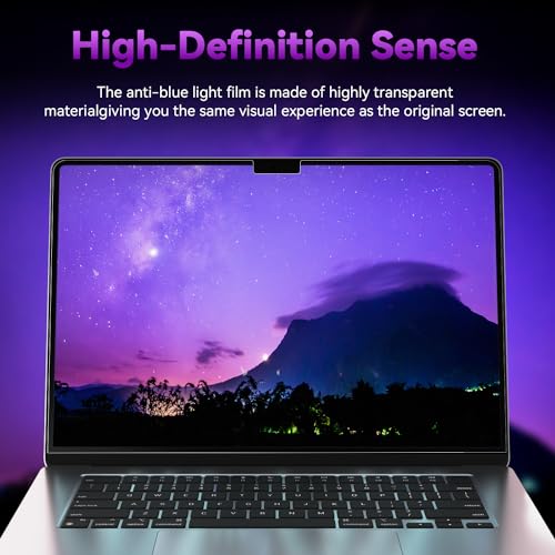 Mamol 2 Pack Anti Blue Light Screen Protector for MacBook Pro 16 Inch (2021-2026, M1, M2, M3, M4, M5), Eye Protection, Anti Glare - size: MacBook Pro 16 Inch (2021-2024)