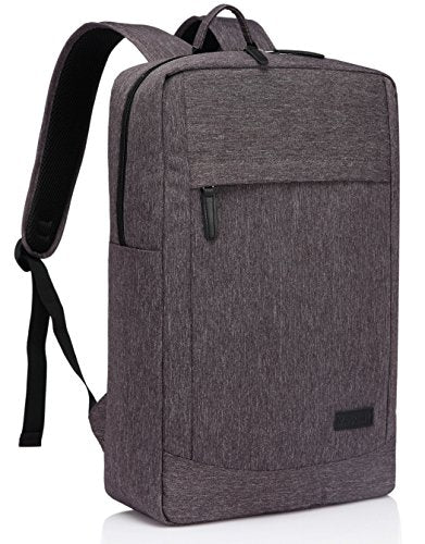 VASCHY Business Laptop Backpack for 17 inch Computer With USB Charging Cable - color: Dark Gray