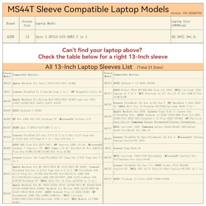 Smatree MS44T Hard Protective 13 inch Laptop Sleeve Case Compatible for ACER Spin 3 SP313-51N-50R3 2 in 1 - color: Black, size: 13 inch/MS44T/Size:31.5*23.8cm