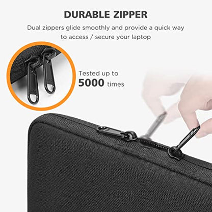 NIDOO Laptop Sleeve 13-14 inch Computer Bag Case for Lenovo Thinkpad X1 Yoga/Chromebook 3 / HP EliteBook 640 645 840/13.5" Surface Book 3/14.4 Surface Laptop Studio / 14.6" Galaxy Tab S8 Ultra - color: Black, size: 13-14 Inch