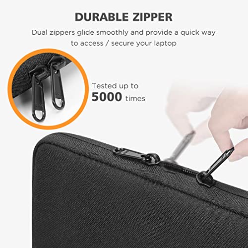 NIDOO Laptop Sleeve 14 inch Protective Case Computer Bag for Lenovo IdeaPad S540 / ThinkPad P40 Yoga X1 Carbon T495 / Acer Spin 514/15" Surface 3 4 / Dell Latitude 15 14 / HP Elitebook ASUS, Black - color: Black, size: 14 Inch