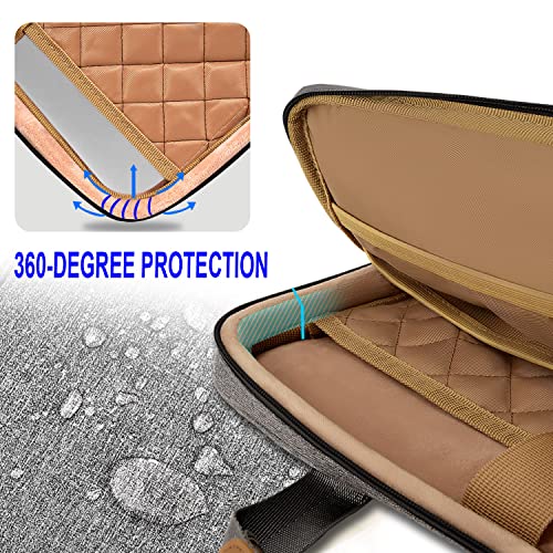 Slim Expandable Laptop Case 15.6 Inch Sleeve Upgraded Protective Durable Recycled Carrying Case Compatible with MacBook 15" & 16" and Most 15" 15.6" 16" Notebook,D01G03 - color: D01g03, size: 15.6"