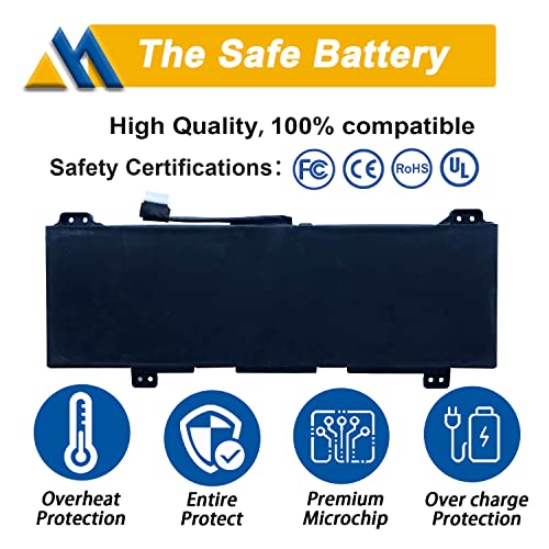 GH02XL HP Laptop Battery Replacement for HP Chromebook 11A G8 11 G8 14 G6 Chromebook X360 11 G3 NA0010nr NA0010DS NA0010CASeries GHO2XL L75783-005 HSTNN-DB9M L75253-271 L75253-2C1 7.7V 47.3Wh 6000mAh - size: 9.45*3.78*0.22 inch GH02XL