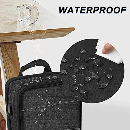 Slim & Expandable Laptop Backpack Water Resistant Backpack Travel Backpack Compatible with MacBook Air/Pro/Neo 13-14 inch, XPS 13/14, Surface 13.5" and Most 13-14 Notebooks，B01K01 - color: B01k01, size: 13"-14"