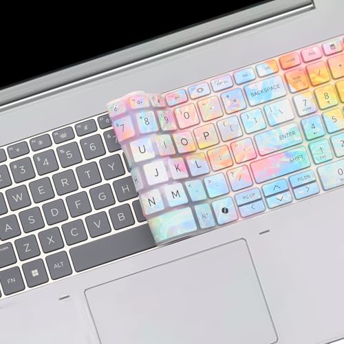 Colorful Keyboard Cover for 2026 2025 2024 HP ProBook 460 465 G11 16", HP EliteBook 660 665 G11 16"/EliteBook 460 465G11 16 inch Laptop Accessories Protective Keyboard Cover Skin US Layout - color: Dazzle