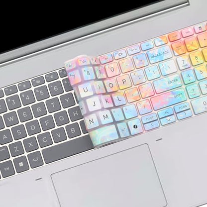 Colorful Keyboard Cover for 2026 2025 2024 HP ProBook 460 465 G11 16", HP EliteBook 660 665 G11 16"/EliteBook 460 465G11 16 inch Laptop Accessories Protective Keyboard Cover Skin US Layout - color: Dazzle