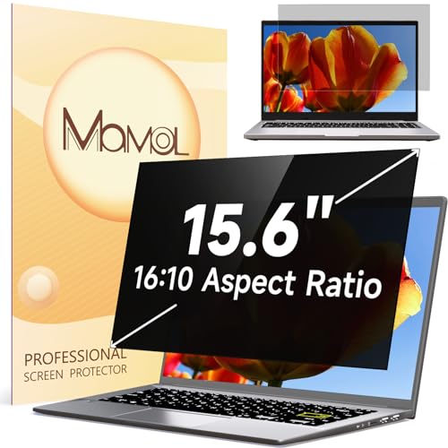 Laptop Privacy Screen 15.6 Inch Compatible with HP/ Dell/ Acer/ Samsung/Asus/ Lenovo/Toshiba, Removable 16:10 Aspect Privacy Filter Screen Protector for 15.6 Inch Laptop, Anti Glare Blue Light Laptop - size: 15'' Privacy Screen (16:10)