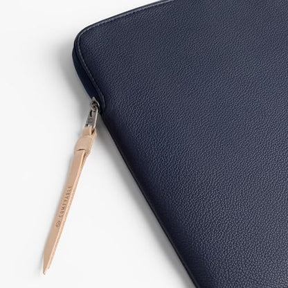 Comfyable Slim Protective Laptop Sleeve Compatible with 13/14 Inch MacBook Air & MacBook Pro M5/M4/M3/M2 Pro/Max 2026, Mac Travel Case, Laptop Pouch, Slim PU Leather Cover, Blue - color: Blue, size: For 13.3"-14" Mac Pro / Mac Air