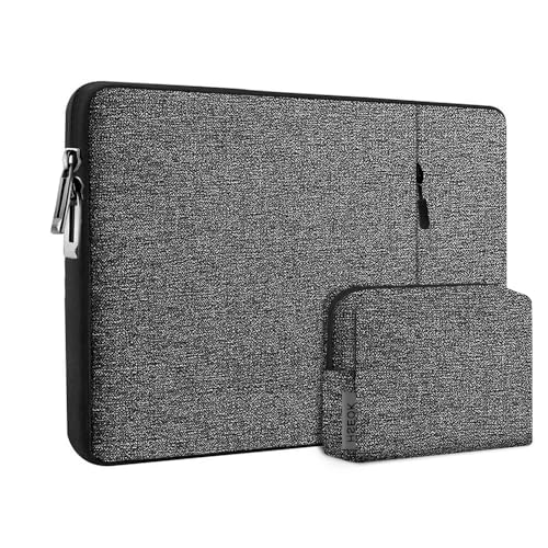Hseok Laptop Case 13.3 14 inch Sleeve with Additional Case Compatible with MacBook Pro/Neo 14 inch M5/M4/M3/M2/M1 All Model of 13.3 Inch Mac Air/Pro, XPS 13 14 and More 13.3"-14" Notebooks,Gy-Black - color: Dark Gray-black