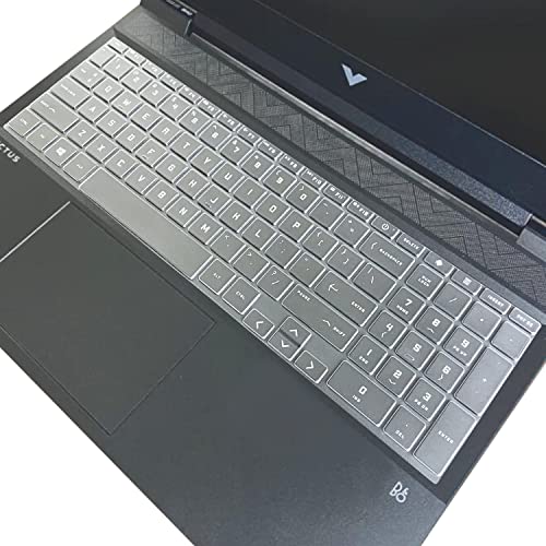 Keyboard Cover for HP Victus 15.6" Gaming Laptop 15z-fb200 15t-fa100 15-fb1013dx 15-fb2000nr 15-fb2063dx 15-fa0031dx 15-fa1093dx, HP Victus 16.1" 16-r0073cl 16-s1023dx 16-e1797nr 16-d0097nr-Clear - color: Clear