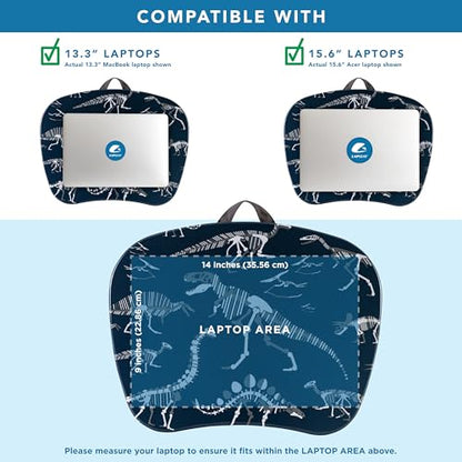 LAPGEAR MyStyle Portable Lap Desk with Cushion - Dino Fossil - Fits up to 15.6 Inch Laptops - Style No. 45326 - color: Dino Fossil