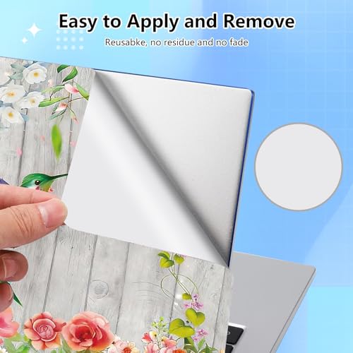 Universal Laptop Skin Sticker Decal for 11.6”12" 13" 13.3" 14" 15" 15.4" 15.6" Reusable Waterproof Scratch-Scratch Resistant Protective Vinyl Laptop Notebook Skin Stickers - Hummingbird Flowers - color: Hummingbird Flowers