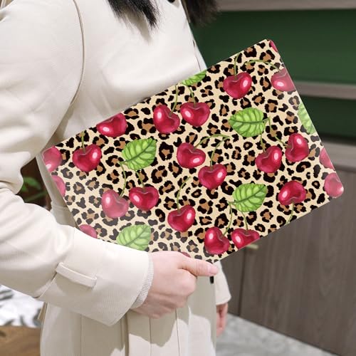 MEEgoodo for M2 MacBook Pro 13 inch Case 2022 2021 2020,Crystal Cover Fit Model A2338 M2/M1 A2251 A2289,Clear Case for 13.3-inch Laptop,Hard Shell for MacBook Pro M2, Beige Brown & Cherry - color: Beige Brown & Cherry