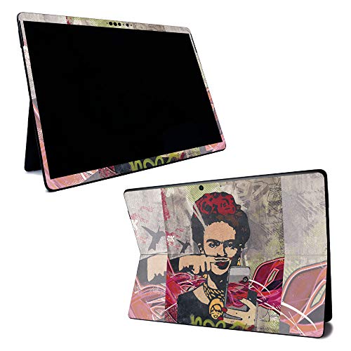 MightySkins Skin for Microsoft Surface Pro X - Grafitti Selfie | Protective, Durable, and Unique Vinyl Decal Wrap Cover | Easy to Apply, Remove, and Change Styles | Made In The USA - color: Grafitti Selfie