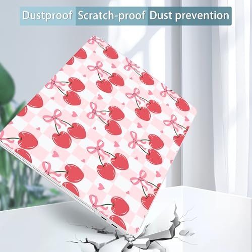 Mektron Printed Case for 2025 Microsoft Surface Laptop Windows 11 Copilot+ PC Surface Laptop 13 inch Touchscreen Display Cover Fits Model 2095, Cherries Bows C353 - color: Cherries Bows C353