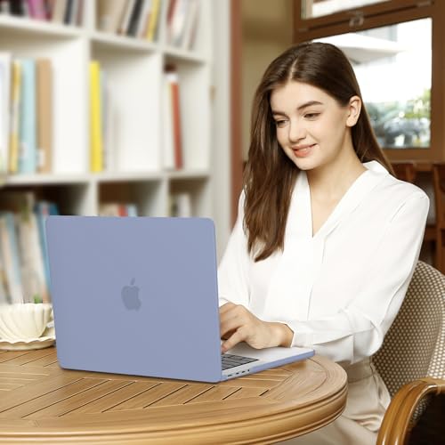 MOSISO Compatible with MacBook Pro 14 inch Case M5 2026 M4 2025 M3 M2 M1 2024-2021 A3427 A3426 A3434 A3112 A3185 A3401 A2918 A2992 A2779 A2442,Hard Case&Keyboard Skin&ScreenFilm&Pouch, Lavender Gray - color: Lavender Gray