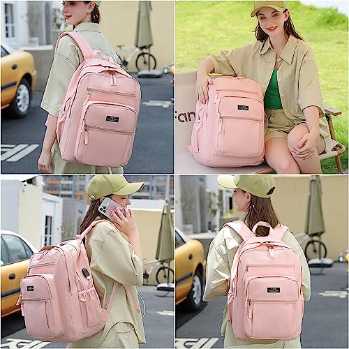 YGR Travel Laptop Backpack, Anti Theft Casual Rucksack Slim Business Laptop Backpack, Water resistant College Computer Bag Gift for Women, Men, College, Outdoor Sports, Work