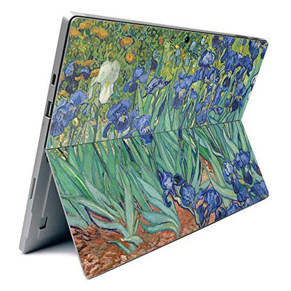 MightySkins Skin for Microsoft Surface Pro 7 - Irises | Protective, Durable, and Unique Vinyl Decal Wrap Cover | Easy to Apply, Remove, and Change Styles | Made in The USA - color: Irises