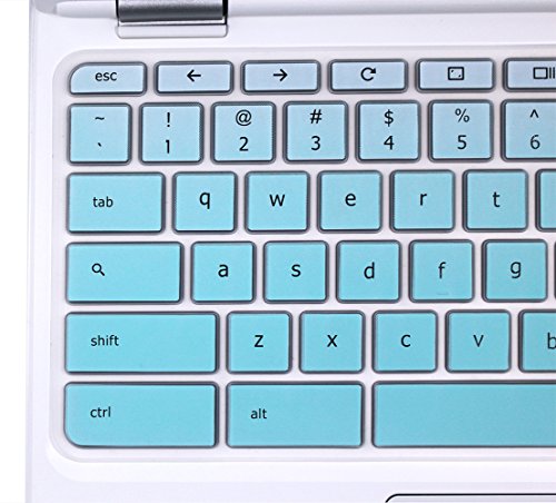 YYubao Keyboard Skin Cover Compatible with 11.6" Lenovo Chromebook C330, Chromebook N20 N21 N22 N23 100e 300e 500e, 11.6" Flex 11 Chromebook, 14" Chromebook N42 N42-20 - Ombre Mint - color: Ombre Mint Green