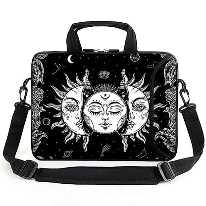13" laptop bag laptop sleeve chromebook case adjustable shoulder strap with handle accessory pocket for men women (RYD-13-5) - color: Ryd-13-5