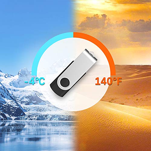 KEXIN 20 Pack 8GB Flash Drive 8G Bulk USB Thumb Drive USB Stick Jump Drive USB 2.0 Flash Drive with Led Indicator, Black - size: USB 2.0-8G, style: 20 Pack