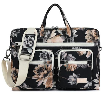 DACHEE Laptop Shoulder Bag for 15 Inch/15.6 Inch Macbook Pro - color: New Lotus Bag