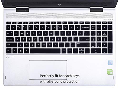 Keyboard Cover for HP Laptop 15.6 15-dw 15-dy 15-da/db 15-ef 15-bs/bw 15-dy5033dx dy5073dx dy2073dx dy5399nr dy5599nr 15-dw4047nr 15t-dw400/HP 17.3 Laptop 17-by/bs/ca 17-by4022wm by4025nr -Black - color: Black