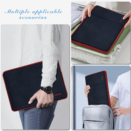 Hseok Laptop Case 13.3-14 Inch Sleeve, Water-Resistant Computer Bag Compatible with MacBook Neo/Pro 14" M5/M4/M3/M2/M1 and All 13.3" Mac Air/Pro, XPS 14 and Most Popular 13.3"-14" Notebook，B02K02 - color: B02K02, size: 13.3"