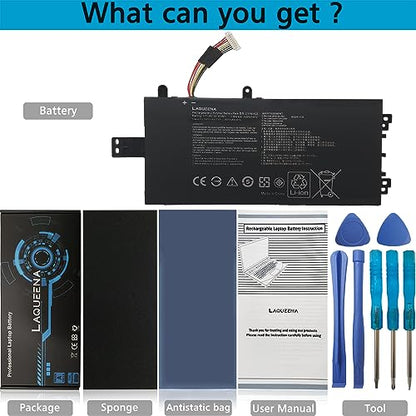 C31N1522 Laptop Battery Compatible with ASUS Q553U N593UB N593UB-1A Series C31PMC6 0b200-01880000 11.4V 45Wh - style: C31N1522