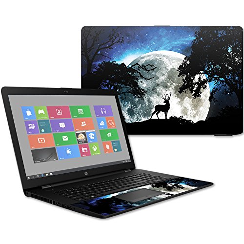 Mightyskins Skin Compatible with Hp 17t Laptop 17.3" (2017) - Moonlight Deer | Protective, Durable, and Unique Vinyl Decal Wrap Cover | Easy to Apply, Remove, and Change Styles | Made in The USA - color: Moonlight Deer