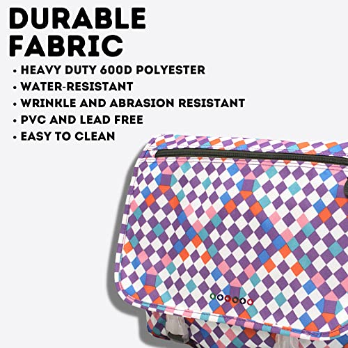 J World New York Terry Messenger Bag for Women Girls School Kids - color: Multi-checkmate