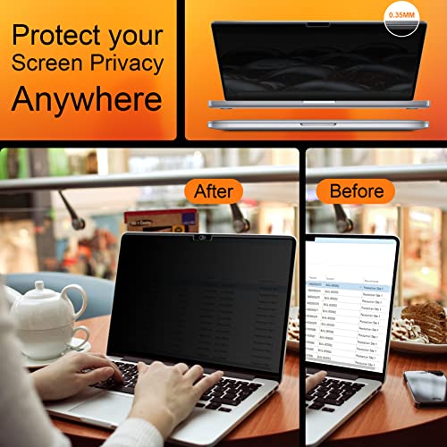 Privacy Screen for MacBook Pro 14 Inch 2021-2026 M5/ M4 /M4 Pro /M4 Max /M3 /M3 Pro /M3 Max /M2 Pro /M2 Max /M1 Pro /M1 Max, Magnetic Removable Anti Blue Light Glare Screen Protector - size: MacBook Pro 14 Inch (2021-2026)