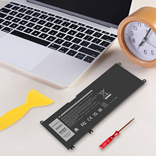 Fancy Buying 33YDH Laptop Battery for Dell Inspiron 17 7000 7778 7779 7786 7773 15 7577 G3 3579 3779 G5 5587 G7 7588 Latitude 13 3380 14 3490 15 3590 3580 Vostro 15 7580 7570 PVHT1 P30E 81PF3 081PF3 - size: 9.52*4.09*0.23inch 33YDH