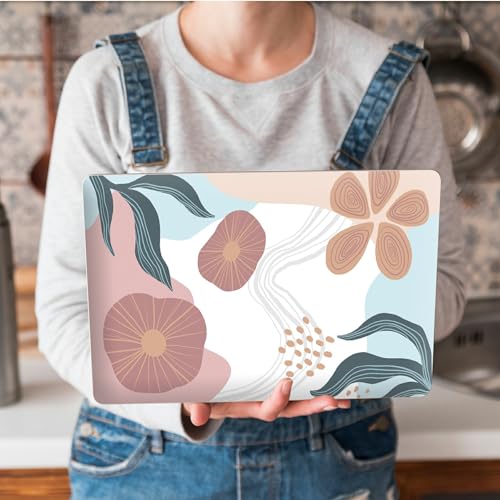 Universal Laptop Skin Sticker with 2 Wrist Pad Skins, Waterproof Scratch Resistant Vinyl Laptop Cover Decal, Cut to Fit for 11–15.6 Inch MacBook HP Dell Lenovo, Hand Drawn Abstract Doodle - color: Hand Drawn Abstract Doodle