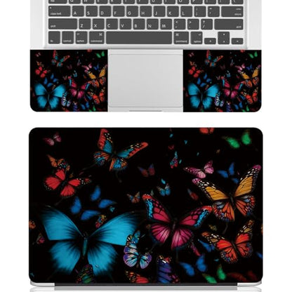 Universal Laptop Skin Sticker Decal for 11.6”12" 13" 13.3" 14" 15" 15.4" 15.6" Reusable Waterproof Scratch-Scratch Resistant Protective Vinyl Laptop Notebook Skin Stickers - Colorful Butterfly - color: Colorful Butterfly
